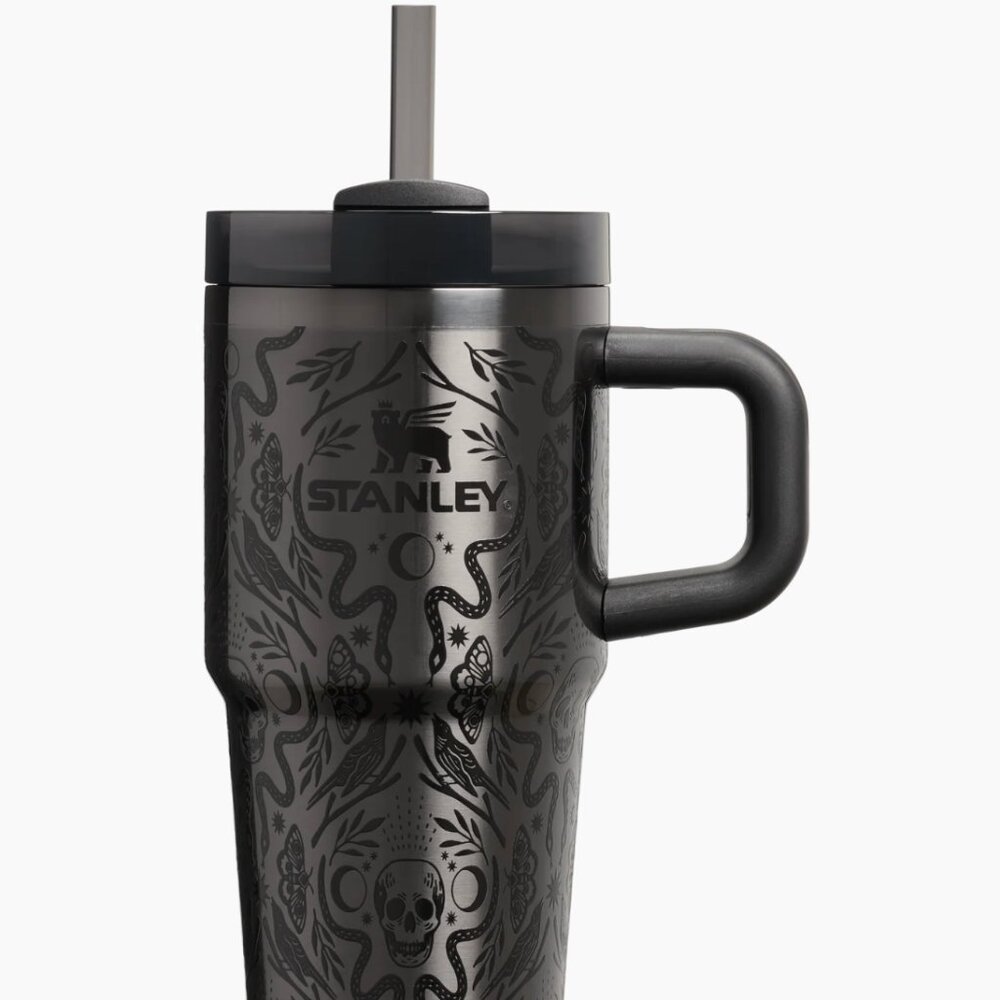 NIB Stanley HALLOWEEN QUENCHER H2.O FLOWSTATE™ TUMBLER | 20 OZ Deadly Damask